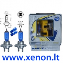 NARVA H7 Xenon Look 85W + W5W lemputės-1